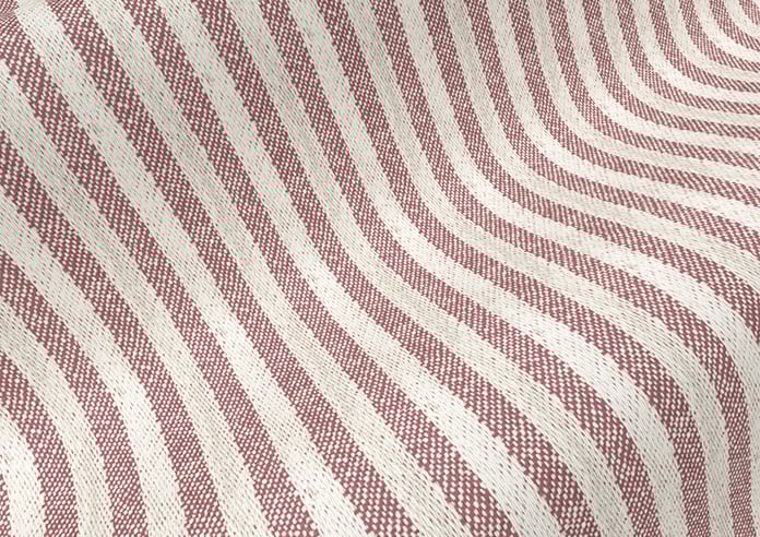 Emily Bond Oscar Stripe, Raspberry - Twist&Fit Roller Blind - Image 4